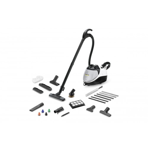 Karcher Паропилосос SV 7, 2200Вт, вологе прибирання, вода -0.45л, HEPA, обробка парою, біло-чорний