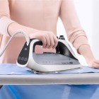 Braun Праска TexStyle 7, 2900Вт, 300мл, паровий удар -220гр, нерж. сталь, чорно-білий