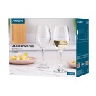 ARDESTO Набір бокалів для вина Gloria 6 шт, 300 мл, скло ARDESTO Набір бокалів для вина Gloria 6 шт, 300 мл, скло