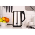 ARDESTO Електрочайник EKL-X52E/1.7 л/2200 Вт/подвійні стінки/LED дисплей/7 темп. режими/Strix контроль/нержавіюча сталь