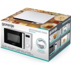 Gorenje Мікрохвильова піч, 20л, електр. керув., 800Вт, дисплей, білий