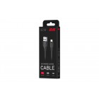 2E Кабель USB-A - Lightning Glow 1m black