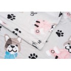 ARDESTO Плед Flannel, 160х200 см, 100% поліестер, бульдоги ARDESTO Плед Flannel, 160х200 см, 100% поліестер, бульдоги