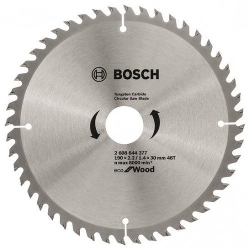 Bosch Диск пиляльний Eco for Wood 190x2.2x30-48T