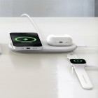 Belkin Зарядний пристрій бездротовий 2в1 15Вт Pad Qi2, білий Belkin Зарядний пристрій бездротовий 2в1 15Вт Pad Qi2, білий