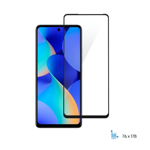 2E Захисне скло для TECNO Spark 10 Pro (KI7), 2.5D FCFG,(1 Pack),black border