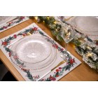 ARDESTO Набір серветок сервірувальних Happy Holidays 30х45см, 2шт, 90% поліестер, 10% бавовна, білий віночок ARDESTO Набір серветок сервірувальних Happy Holidays 30х45см, 2шт, 90% поліестер, 10% бавовна, білий віночок