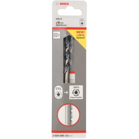 Bosch Свердло по бетону CYL-5, 8х50х100мм