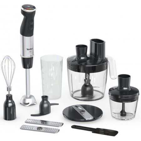 Блендер Tefal Quickchef+ 1000 Вт HB67G830 Чорний/Сріблястий