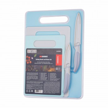 Набір кухонних дошок і ножі