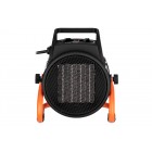 2E Теплова гармата електрична, 2кВт, 20м2, 197 м3/год, керамічний нагр.елемент (PTC), чорний