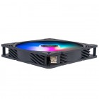 SilverStone Корпусний вентилятор Shark Force SF140B ARGB, 140mm, 2200rpm, 4pin PWM, 4-1 pin ARGB (5V LED), 38.3dBa
