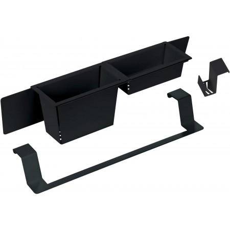 Deante Набір аксесуарів Magnetic для кухонної мийки, чорний