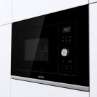 Gorenje Мікрохвильова піч вбудовувана, 20л, електр. управл., 800Вт, гриль, дисплей, чорний Gorenje Мікрохвильова піч вбудовувана, 20л, електр. управл., 800Вт, гриль, дисплей, чорний