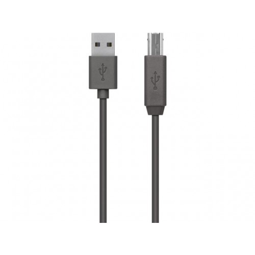 Кабель USB-A > USB-B (AM/BM) синхронізації Belkin 3м, чорний Кабель USB-A > USB-B (AM/BM) синхронізації Belkin 3м, чорний