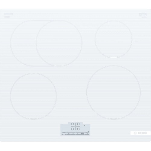 Bosch Варильна поверхня індукційна, 60см, розширена зона, білий