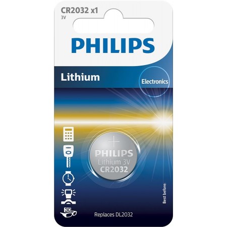 Philips Батарейка літієва CR2032 блістер, 1 шт