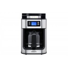 ARDESTO Кавоваркакрапельна Steel Collection YCM-D1200, 1.2л, зерно+мелена, дисплей, сріблясто-чорний