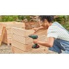 Bosch Шурупокрут-дриль акумуляторний EasyImpact 18V-40 18В 2х2А·год 20·38Нм 0-430·0-1630об·хв кейс ЗП набір з 34 предметів (АС Xline) 1.4кг