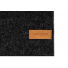 ARDESTO Плед Leonardo Doubleface, 140x200см, 100% вовна, антрацит-сірий