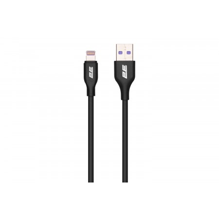 2E Кабель USB-A - Lightning Glow 1m black