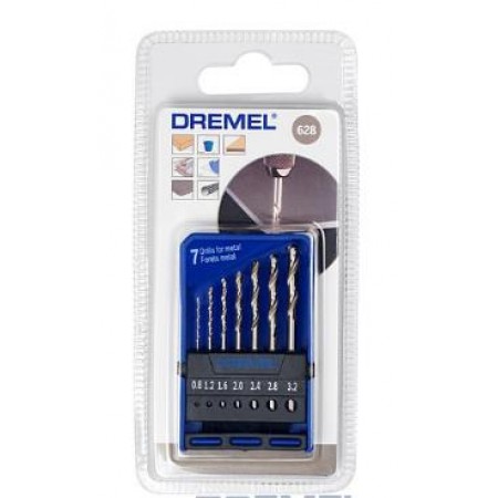 Dremel Набір свердел 628 по металу (7 шт.)