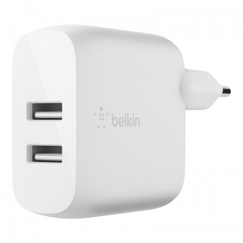 Belkin Home Charger 24W DUAL USB 2.4A, white