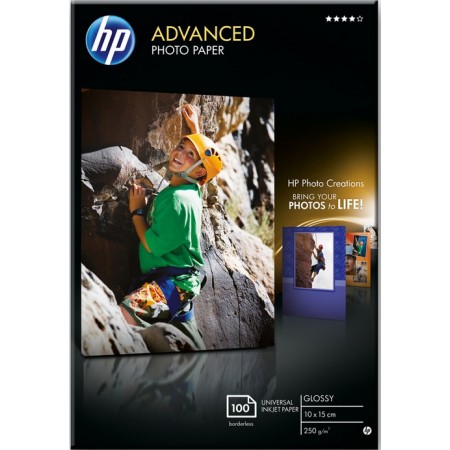 HP Advanced Glossy Photo Paper[глянцевая 10x15 см, 250 г/м, 