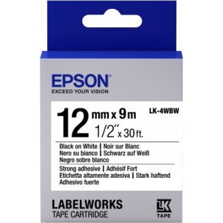 Epson Картридж с лентой LK4WBW принтеров LW-300/400/400VP/70