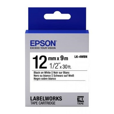 Epson LK4WBN для LW-300/400/400VP/700 Standard Black/White 1