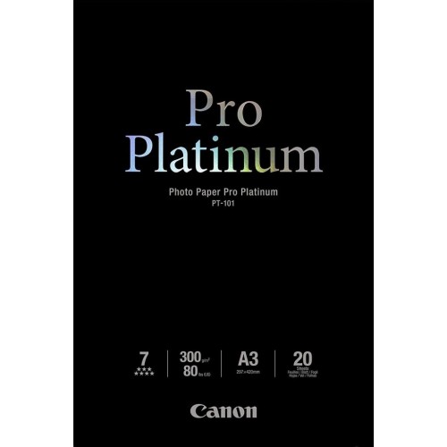 Canon A3+ Pro Platinum Photo Paper PT-101, 20л Canon A3+ Pro Platinum Photo Paper PT-101, 20л