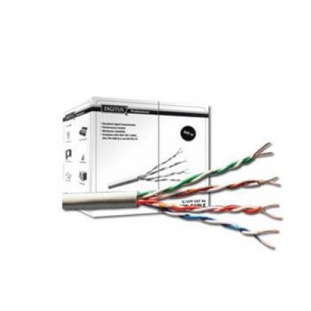 Digitus Кабель CAT 5e U-UTP, 305м, AWG 24/1, зовнішній, чорн