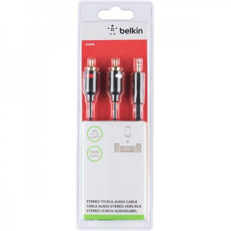 Belkin аудіо (jack 3.5мм-M/RCA-Mx2)[F3Y116BT2M]