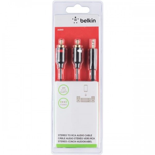 Belkin аудіо (jack 3.5мм-M/RCA-Mx2)[F3Y116BT2M]