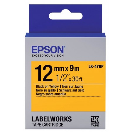 Epson LK4YBP для LW-300/400/400VP/700 Pastel Black/Yellow 12