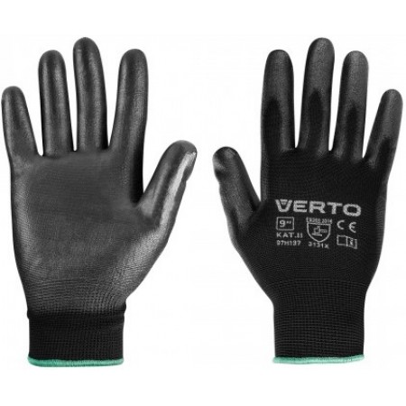 Verto Рукавички садові, ПУ покриття[Рукавички робочі, поліур