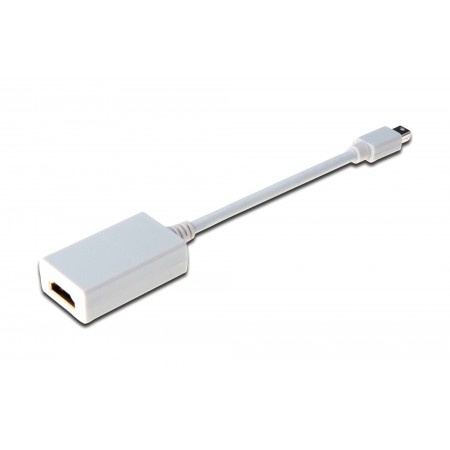 Digitus mini DisplayPort to HDMI (AM/AF) 0.15m white