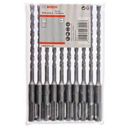 Bosch Набiр буров SDS plus-1 6x100x160мм Bosch Набiр буров SDS plus-1 6x100x160мм