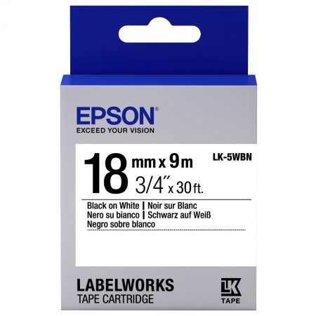 Epson Картридж с лентой LK5WBN принтеров LW-400/400VP/700 St