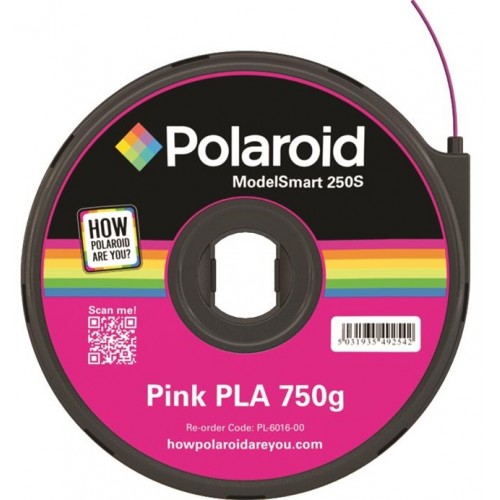 Polaroid Картридж з ниткою 1.75мм/0.75кг PLA, рожевий Polaroid Картридж з ниткою 1.75мм/0.75кг PLA, рожевий