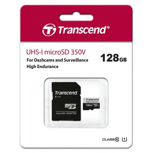 Transcend Карта пам'яті microSD 128GB C10 UHS-I U1 High Endurance (170TB) Transcend Карта пам'яті microSD 128GB C10 UHS-I U1 High Endurance (170TB)