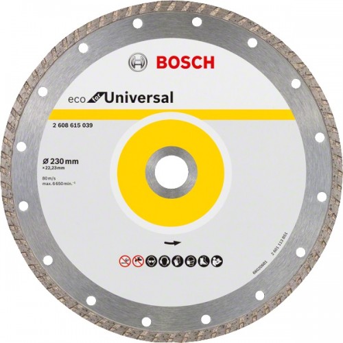 Bosch Алмазний диск ECO Univ.Turbo 230-22,23 Bosch Алмазний диск ECO Univ.Turbo 230-22,23