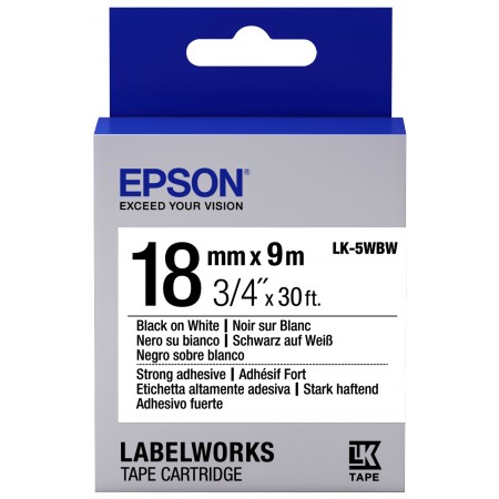Epson Картридж с лентой LK5WBW принтеров LW-400/400VP/700 St