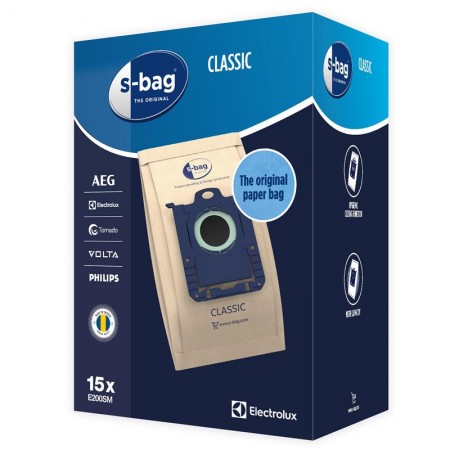 Electrolux Набір мішків E200SM S-Bag Classic 3 л, 15 шт