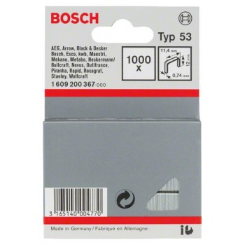 Bosch Скоби 12мм ТИП 53, 10 Bosch Скоби 12мм ТИП 53, 10