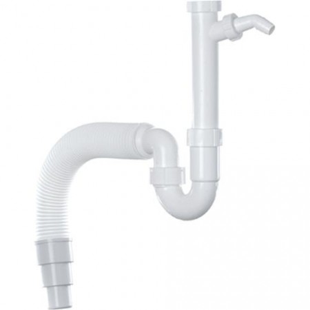 Franke Сифон з гофрованим шлангом/діаметр зливного отвору 1 
