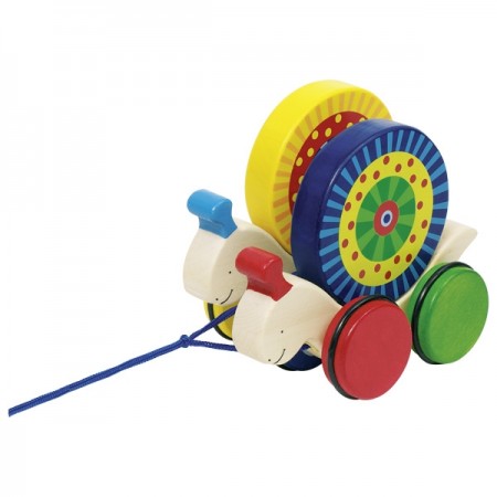 goki Дерев'яна каталка Рухомі равлики