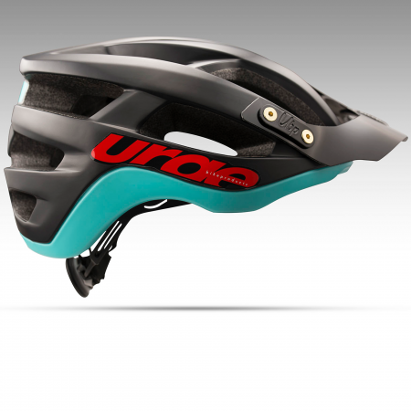 Шолом Urge SeriAll чорно-Бірюзовий S / M, 55-58см