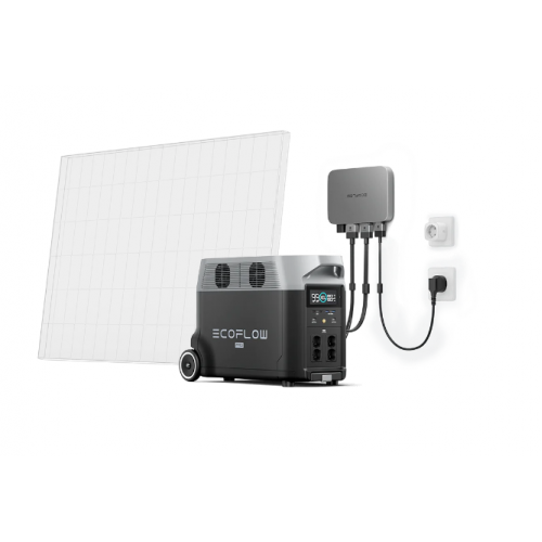 Комплект EcoFlow PowerStream - мікроінвертор 600W + зарядна станція Delta Pro Комплект EcoFlow PowerStream - мікроінвертор 600W + зарядна станція Delta Pro