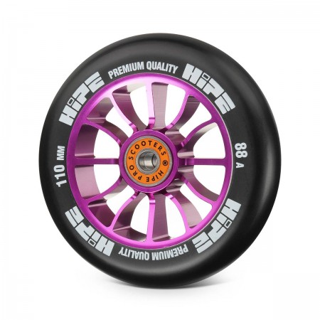  Колесо для трюкового самоката Hipe H01 110мм, Purple/Black